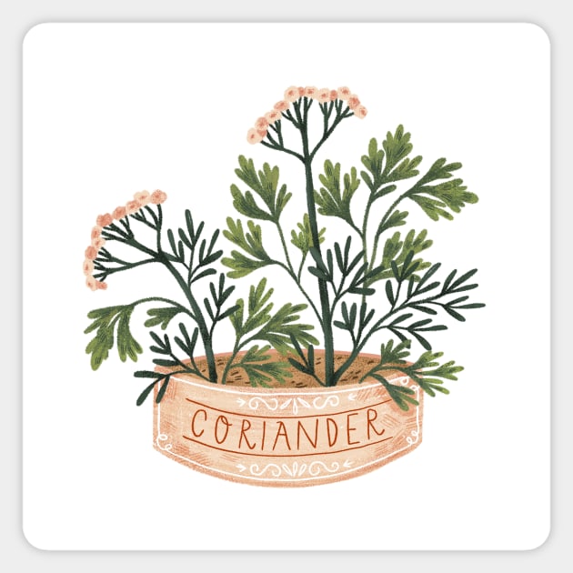 Coriander Sticker by Iz Ptica